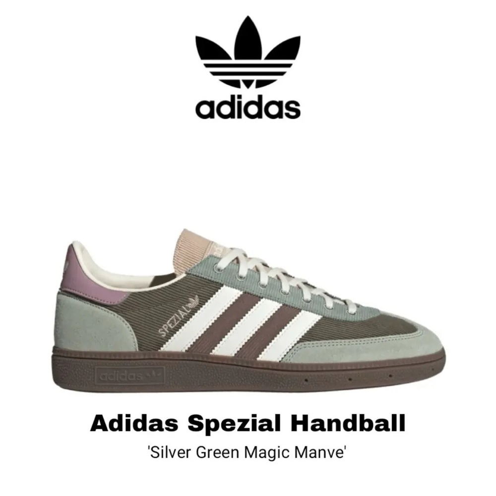 Adidas Spezial Handball
'Silver Green Magic Manve'